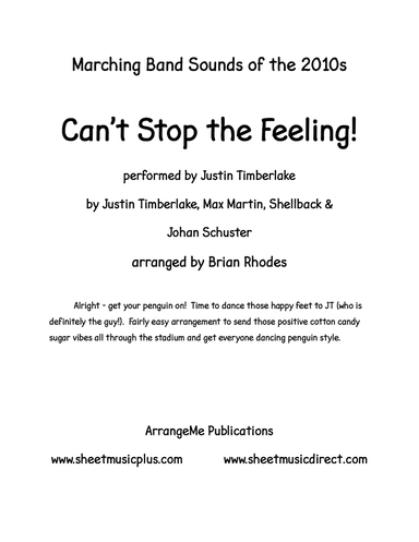 Can't Stop The Feeling!