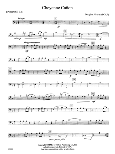 Cheyenne Cañon: Baritone B.C.