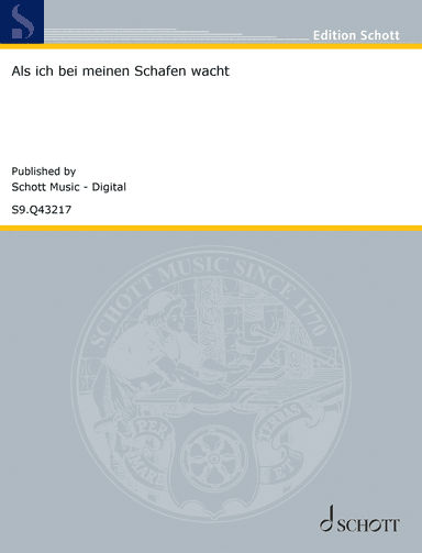 Als ich bei meinen Schafen wacht