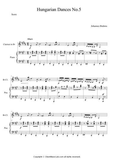 Hungarian Dances No.5