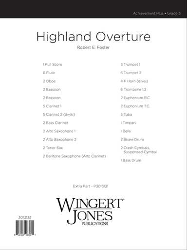 Highland Overture - Full Score