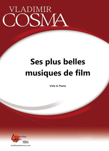 Ses plus belles musiques de film pour piano et voix