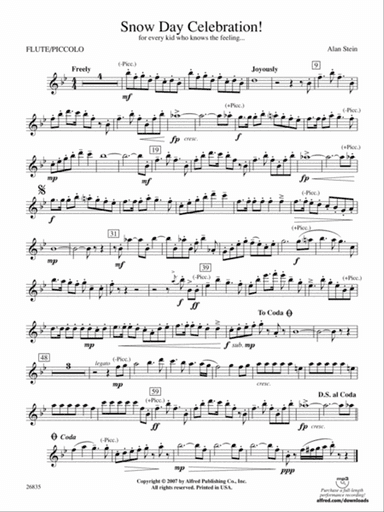 Snow Day Celebration!: Flute