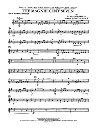 The Magnificent Seven: 2nd B-flat Trumpet