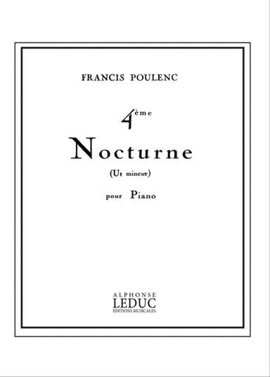 Nocturne No.4 In C minor 'Bal fantĂ´me'