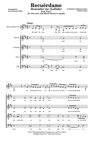 Remember Me (lullaby)