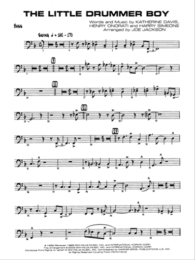 The Little Drummer Boy: String Bass