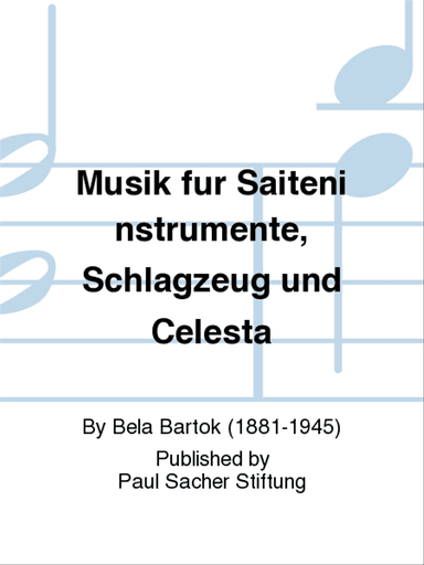 Musik für Saiteninstrumente, Schlagzeug und Celesta Sonderband