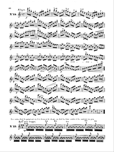 Klosé: Thirty Etudes after H. Aumont