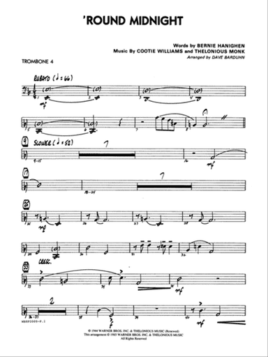 'Round Midnight: 4th Trombone