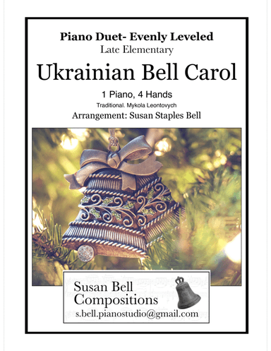 Ukrainian Bell Carol, Piano Duet