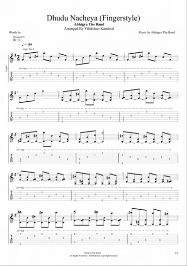 Dudhu Nacheya (Fingerstyle)