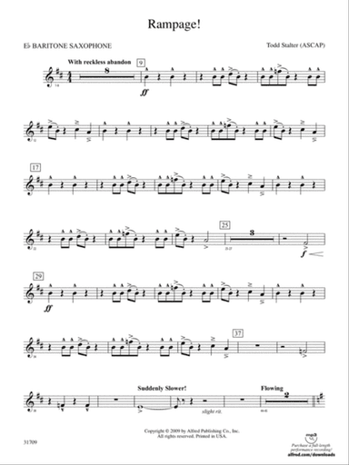 Rampage!: E-flat Baritone Saxophone
