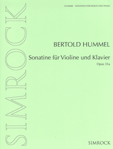 Sonatina Violin and Piano Op. 35a