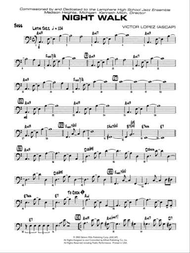 Night Walk: String Bass