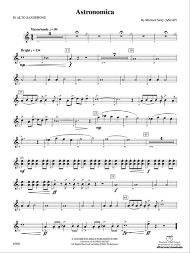 Astronomica: E-flat Alto Saxophone