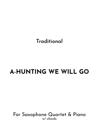 A-Hunting We Will Go