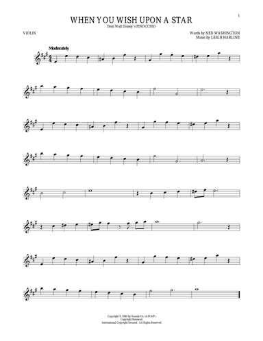 When You Wish Upon A Star (from Pinocchio)