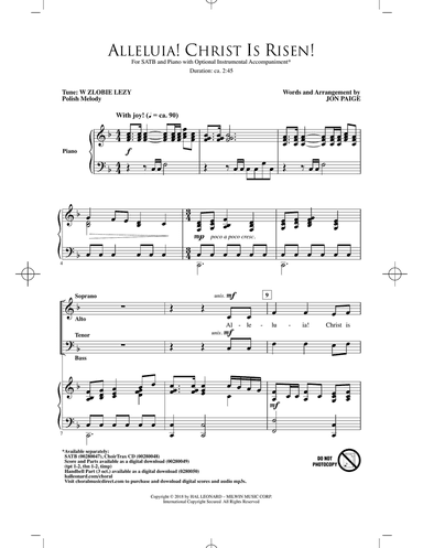 Alleluia! Christ Is Risen!