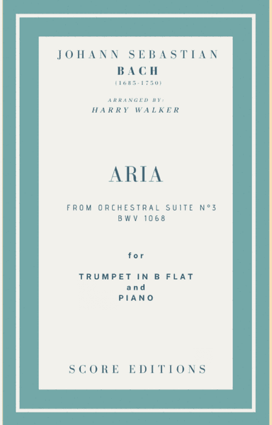 Bach Air from Suite No.3 (for Trumpet in B flat and Piano)
