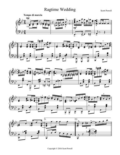 Ragtime Wedding