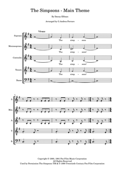 Theme From The Simpsons