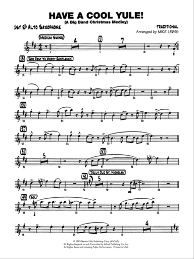 Have a Cool Yule: E-flat Alto Saxophone