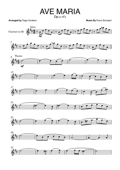 Ave Maria Op.52 nº6