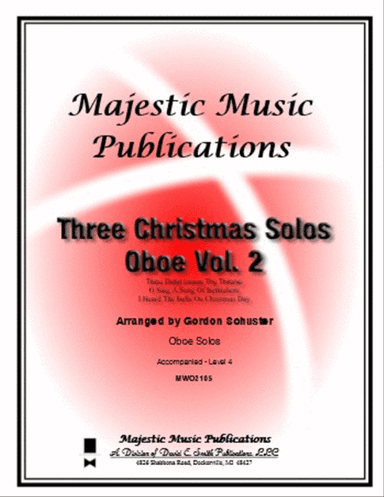 Three Christmas Solos-Oboe, Vol. 2
