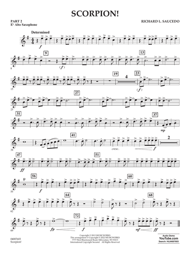 Scorpion! - Pt.2 - Eb Alto Saxophone