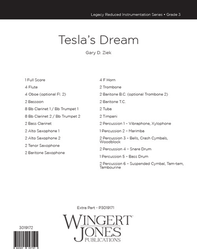 Tesla's Dream - Full Score
