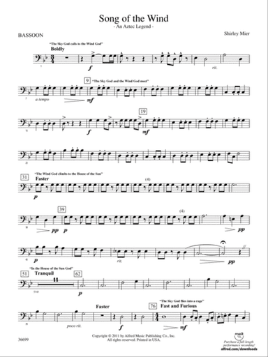 Song of the Wind: Bassoon
