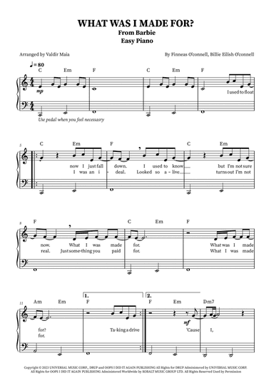 What Was I Made For?