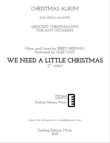 We Need A Little Christmas
