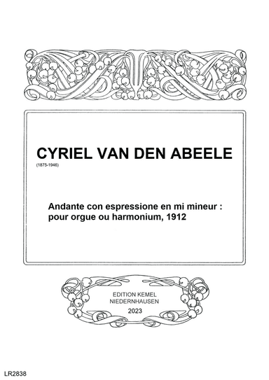 Andante con espressione en mi mineur