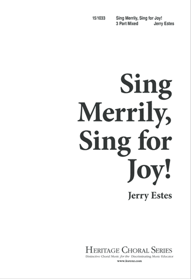 Sing Merrily, Sing for Joy