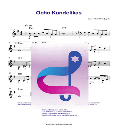 Ocho Kandelikas | Hanukkah song in Ladino