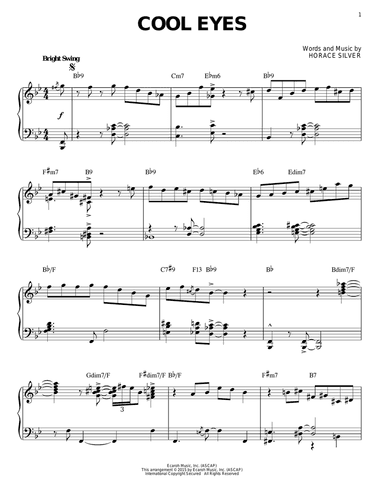 Cool Eyes (arr. Brent Edstrom)