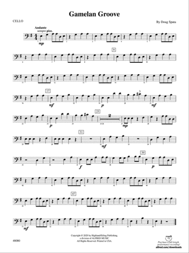 Gamelan Groove: Cello