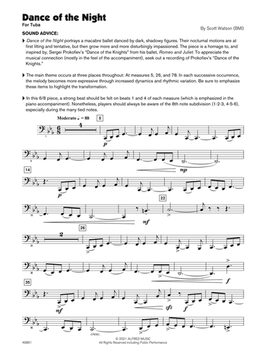 Dance of the Night (Sound Innovations Soloist, Tuba)