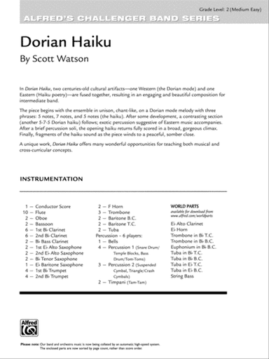 Dorian Haiku: Score