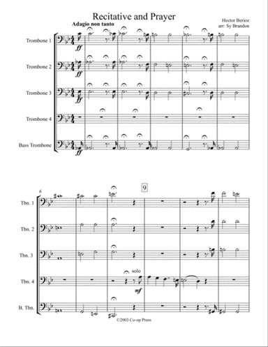 Recitative and Prayer