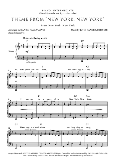 Theme From "new York, New York"