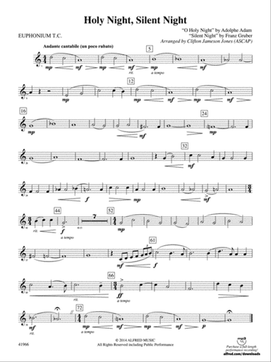 Holy Night, Silent Night: Baritone T.C.