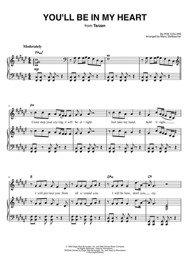 You'll Be In My Heart (pop Version)*