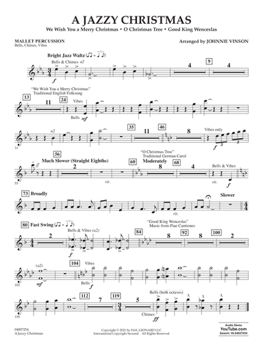 A Jazzy Christmas - Mallet Percussion