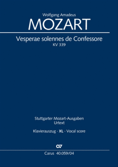 Vesperae solennes de Confessore, KV 339
