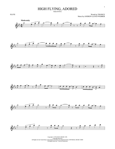 High Flying, Adored (from Evita)