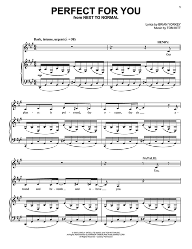 Perfect For You (from Next to Normal)