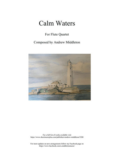 Calm Waters for Flute Quartet